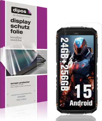 Image de 4x Film de protection d'écran pour DOOGEE Fire 3 Ultra protecteur clair dipos