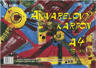 Obrázok produktu pre Bobo Watercolour Cardboard Skicár 10 A4 250 g