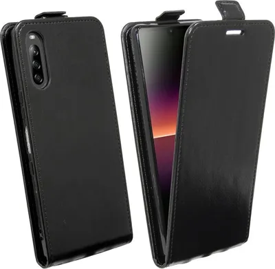 Obrázek produktu pro Flipové pouzdro Sony Xperia L4 Pouzdro na mobilní telefon Vertikální skládací ochranný kryt Flip Cover Black