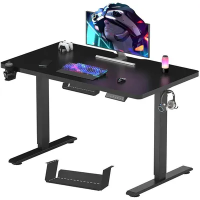 Produktbild von Elektrischer Tisch QE1B-1154-EUV1, 100 x 60 cm, schwarz
