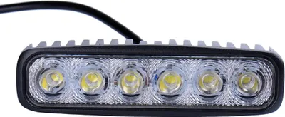 Produktbild von Greenmigo 18W LED Arbeitslicht Offroad Flutlicht Spotlight Reflektor 12V 24V Scheinwerfer Arbeitsscheinwerfer 1600LM IP67 Wasserdicht Schwarz Aluminium Druckguss