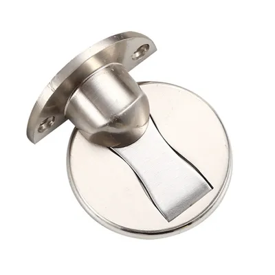 Produktbild von Türstopper, unsichtbarer magnetischer Türstopper, magnetischer Türfang-Türhalter aus Edelstahl für den Boden,(Silber)