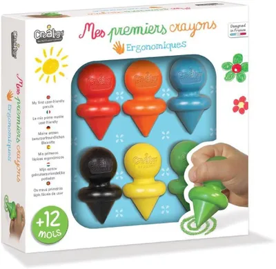 Obrázok produktu pre Kreatívna sada na zábavu – moje prvé ceruzky – vhodné od 12 mesiacov