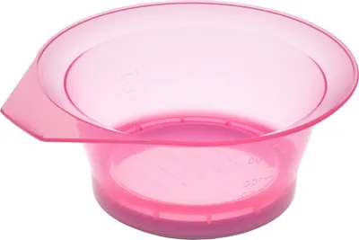 Zdjęcie produktu dla Efalock miseczka do farbowania przezroczysta różowa 250 ml