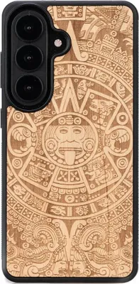 Produktbild von Holzhülle für Galaxy S26 Plus, Bewood Aniegre Aztekischer Kalender