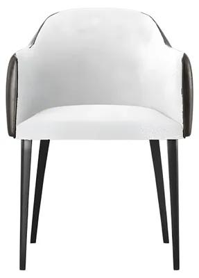 Obrázek produktu pro Bílá dřevěná židle v moderním designu pro domácnost a kancelář
