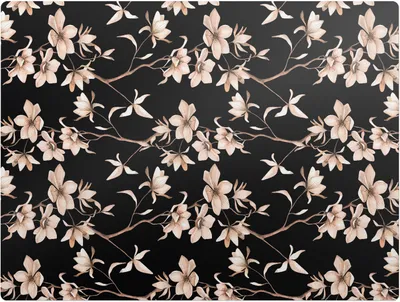 Produktbild von Vintage-Blumenmuster – Bodenschutzmatte – Stuhlunterlage 120x90 cm – Rutschfest – Hartbodenmatte