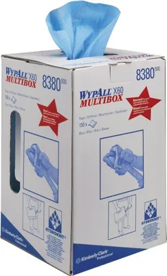 Obrázek produktu pro Wypall - čisticí utěrky X60, praktické balení 150 utěrek