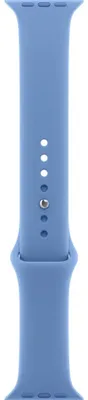 Produktbild von Apple 40 mm Sportarmband Hyazinthenblau - S/M, Band, Smartwatch, Blau, Apple, Watch 38mm / 40mm / 41mm, Gummi