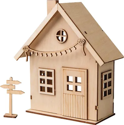 Produktbild von Holzbausatz "Wichtelhaus", 20-tlg.