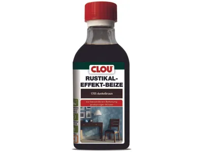 Produktbild von Clou Rustik Beize 250 ml dunkelbraun