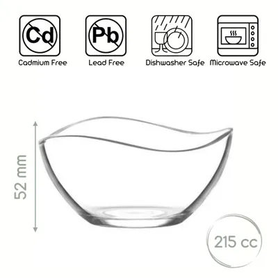 Produktbild von LAV Vira Glasschalen – 215 ml (7 1/4 oz), 12er Set