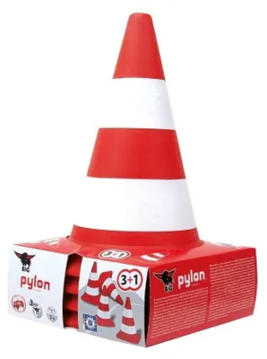 Produktbild von Verkehrskegel – Pylonen – Set mit 4 Stück – Kunststoff