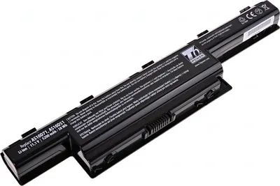 Produktbild von T6 Power Akku für Acer Laptop, Teilenummer AS10D81, Li-Ion, 11,1 V, 5200 mAh (58 Wh), schwarz