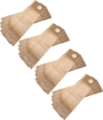 Produktbild von vhbw 20x Staubbeutel Ersatz für Nilfisk 107413586, 1471058500 für Staubsauger - 22cm x 13cm braun