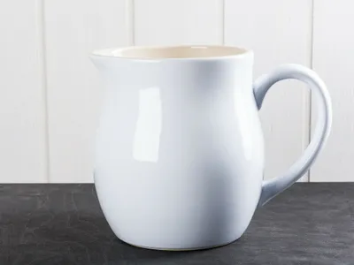 Produktbild von IB Laursen MYNTE Kanne 2,5 Liter Weiß Keramik Geschirr PURE WHITE Krug Karaffe