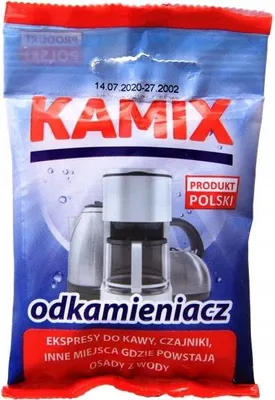 Zdjęcie produktu dla Kamix Odkamieniacz Do Ekspresu Czajnik Podgrzewane Urządzenia Saszetka 30 G