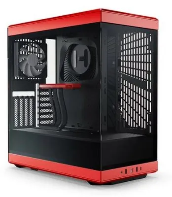 Immagine prodotto di HYTE Y40 Red Black ATX Midi Tower Gaming Case rosso/nero, finestra laterale