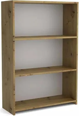Produktbild von Bücherregale - Standregal - Bücherregal Wand - 80 x 110 x 30 cm B/H/T - Eiche Artisan - Regal - mit 3 Fächern - Holzregal Aufbewahrung - Regalsystem