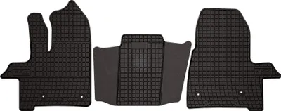 Immagine prodotto di Tappetini auto in gomma adatto per Ford Transit Custom FL (2017-2021, van, automatico) neri, set 3 pz, con fissaggi
