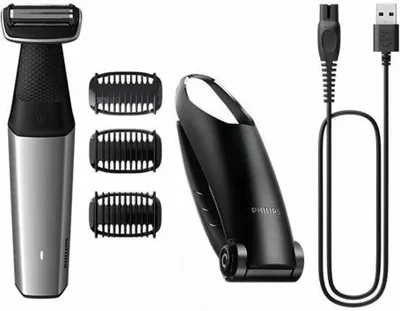 Obrázok produktu pre Philips BODYGROOM Séria 5000 BG5021/15 zastrihávač/holiaci strojček na telo čierny, strieborný