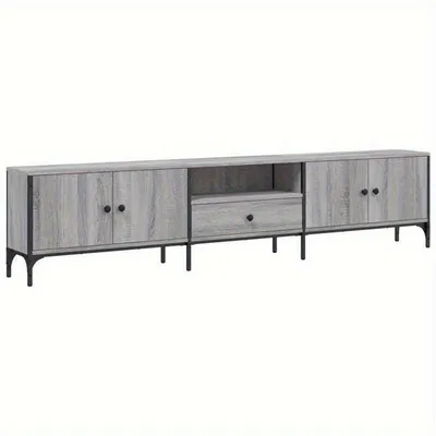 Produktbild von TV-Möbel – Fernsehschrank – Mediamöbel – Sonoma-Eiche-Nachbildung – MDF – 200 x 25 x 44 cm – Mit Schublade