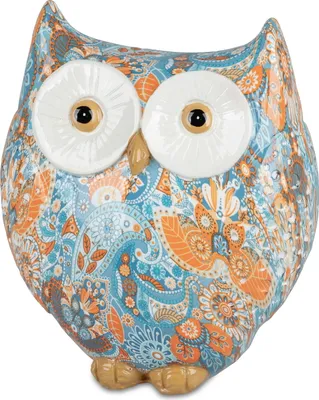 Produktbild von Eule Uhu Kauz Deko Garten Tier Vogel Figur Skulptur Schneeeule Schleiereule