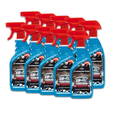 Produktbild von Auto Scheibenenteiser 10er Pack 0,5 L Friesenthal Enteiser Spray 5L