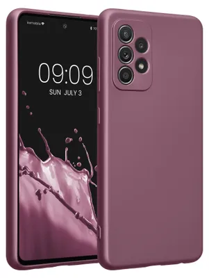 Produktbild von kwmobile Handyhülle für Samsung Galaxy A52 / A52 5G / A52s 5G Hülle - weiche Silikon Case metallisch schimmernd - Schutzhülle Cover - Metallic