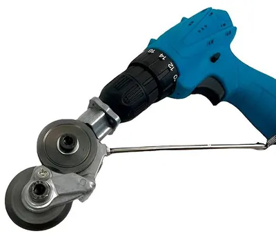 Immagine prodotto di Accessorio da taglio per metalli per trapano elettrico, taglierina per lamiera per avvitatore a batteria - METALSLICER