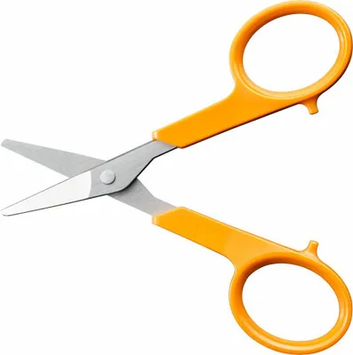 Obrázok produktu pre Nožnice na nechty "Classic", oranžové, 10 cm, rovné, FISKARS 1075060