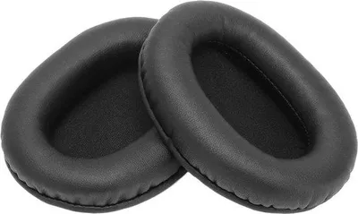 Image de Coussinets de rechange en mousse Traumschaum, synthétiques, noirs, pour le gaming