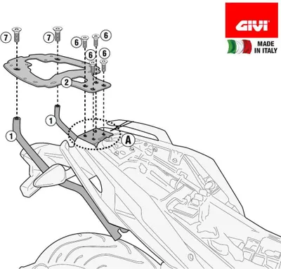 Immagine prodotto di Portapacchi Monokey/Monolock GIVI SR5125 senza piastra