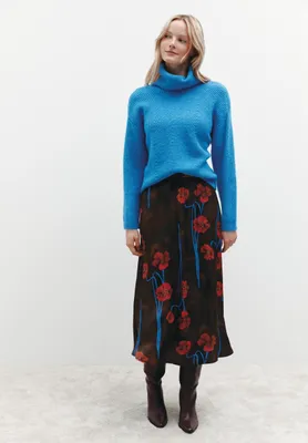 Produktbild von MORE & MORE Roll-Neck Pullover winterblue 44