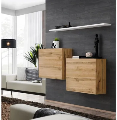 Produktbild von Schrankset RIONATA 1 – Eiche Wotan / Weiß