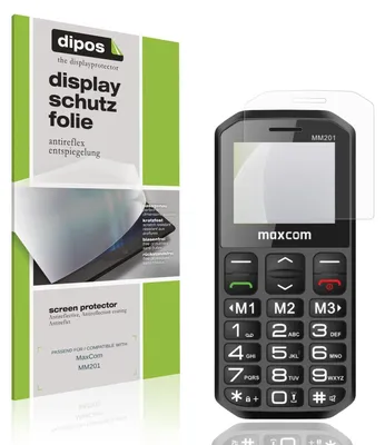 Zdjęcie produktu dla 4 folie ochronne do telefonu MaxCom MM201, matowe, do ochrony ekranu