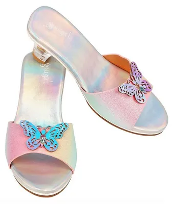 Produktbild von Souza for Kids Stiefeletten mit Absatz, Modell Ophelie, Regenbogen-Schmetterlingsmuster, Größe 30/31