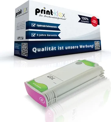 Produktbild von Kompatible Tintenpatrone für HP DesignJet T 1500 ePrinter DesignJet T 1500 ePrinter 36 Inch DesignJet T 1500 ePrinter PS 36 Inch DesignJet T 1530 B3P20A 727 Magenta Grau - Office Plus Serie