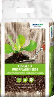 Obrázek produktu pro Substrát Gramoflor - Výsev a řízkování 15 l