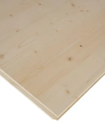 Produktbild von 3 Schichtplatte Fichte 125 x 62,5 cm 19 mm Nut + Feder