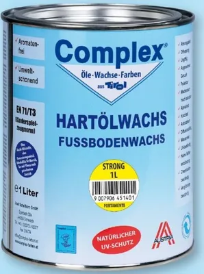Produktbild von Complex - Hartölwachs STRONG Fussbodenwachs - aus Tirol