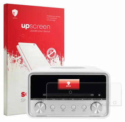 Produktbild von upscreen Schutzfolie für TechniSat Digitradio 586 Displayschutz Displayschutzfolie Folie Klar Transparent