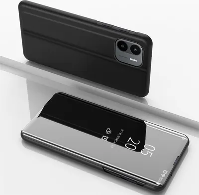 Immagine prodotto di Per Xiaomi Redmi A2 / A1 View Smart Cover Custodia nera Custodia per cellulare Custodia protettiva