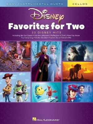Produktbild von Disney Favorites for Two: Easy Instrumental Duets - Cello Edition