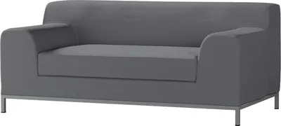 Produktbild von Dekoria Bezug für Kramfors 2-Sitzer Sofa, grau, Sofahusse, Kramfors 2-Sitzer