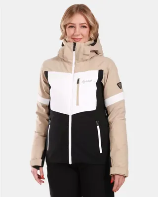 Obrázok produktu pre Dámska lyžiarska bunda Kilpi VALERA-W, BEIGE, veľkosť 42