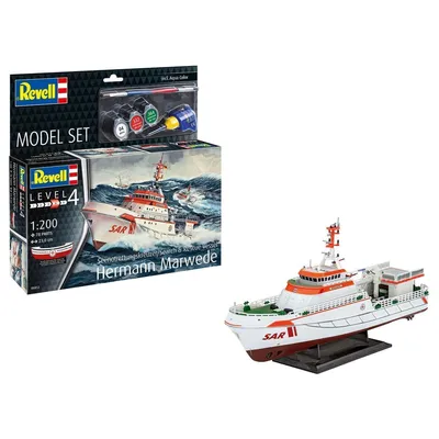 Immagine prodotto di Revell Model Set Seenotkreuzer "Hermann Marwede" 1:200