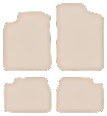 Productafbeelding van Velours automatten voor Daihatsu Charade 1994-2000 (hatchback) – 4-delig, beige, op maat – Wielganizator FORTUNA