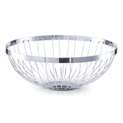 Produktbild von Zeller Obstkorb, rund, Metall verchromt Ø26,5x9,5