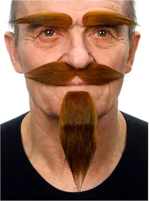 Obrázek produktu pro Maminka Bigote a obočí Knob Brown Brown One Size